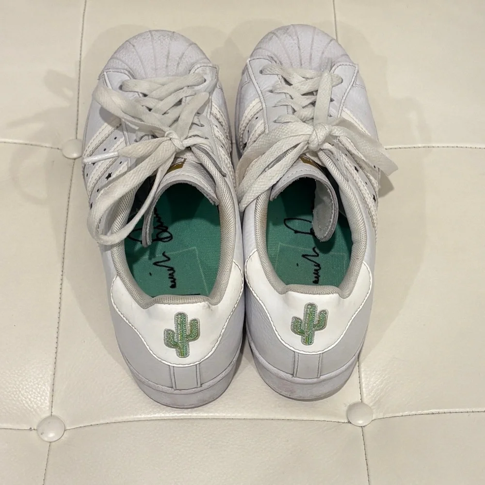 Adidas Superstar Advanced Mariah Duran White Leather Women’s Skate Shoe Size 7.5